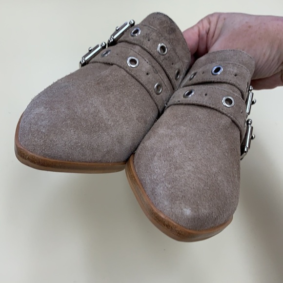 Rebecca Minkoff Austen Suede Bootie Taupe Tan - Picture 6 of 11